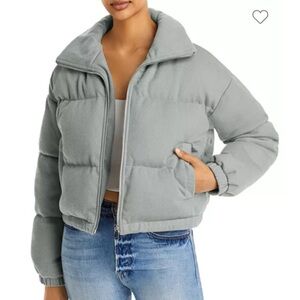 Bagatelle.NYC Blue/Grey Puffer Jacket XS
